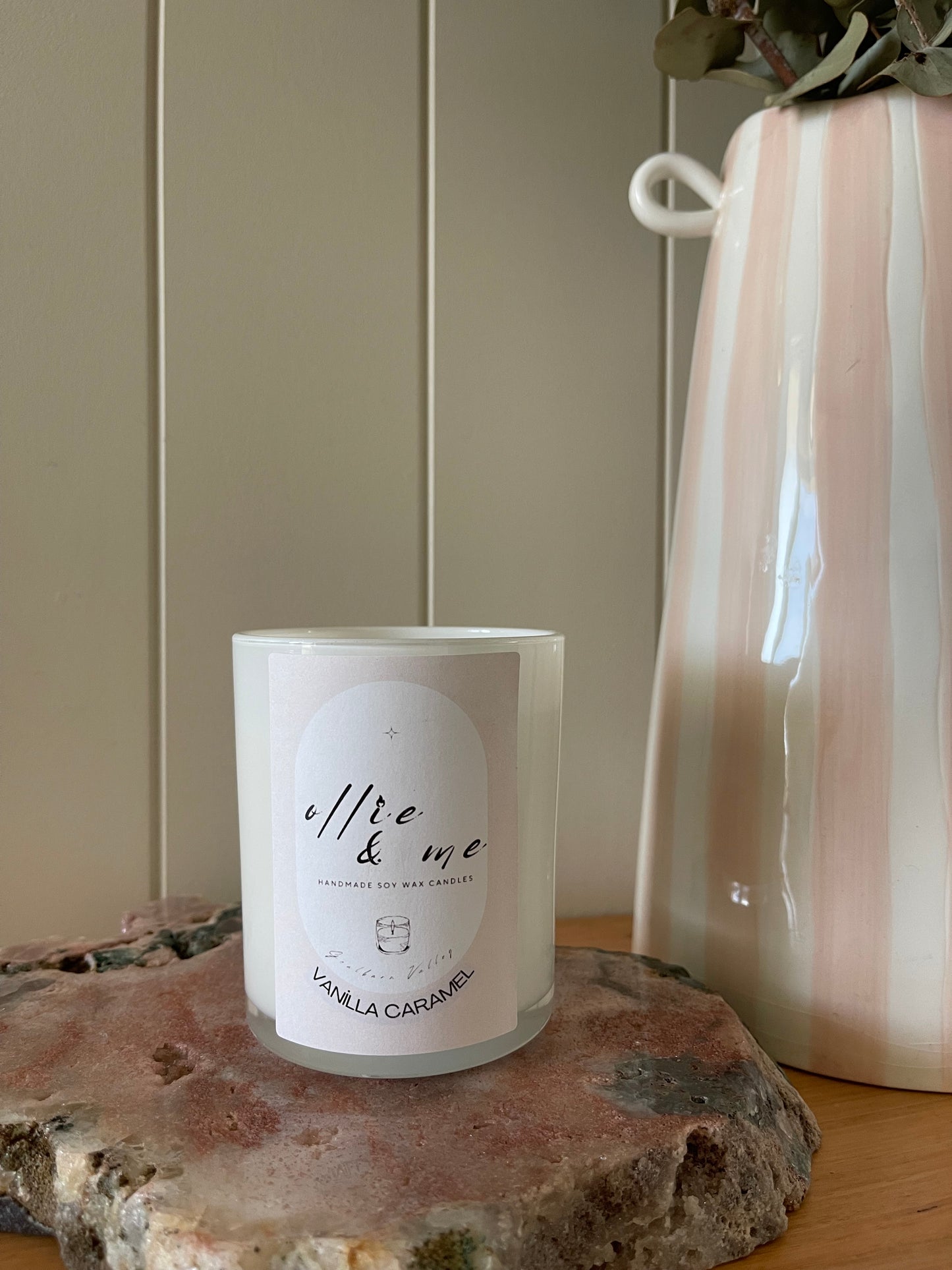 Large White Candle