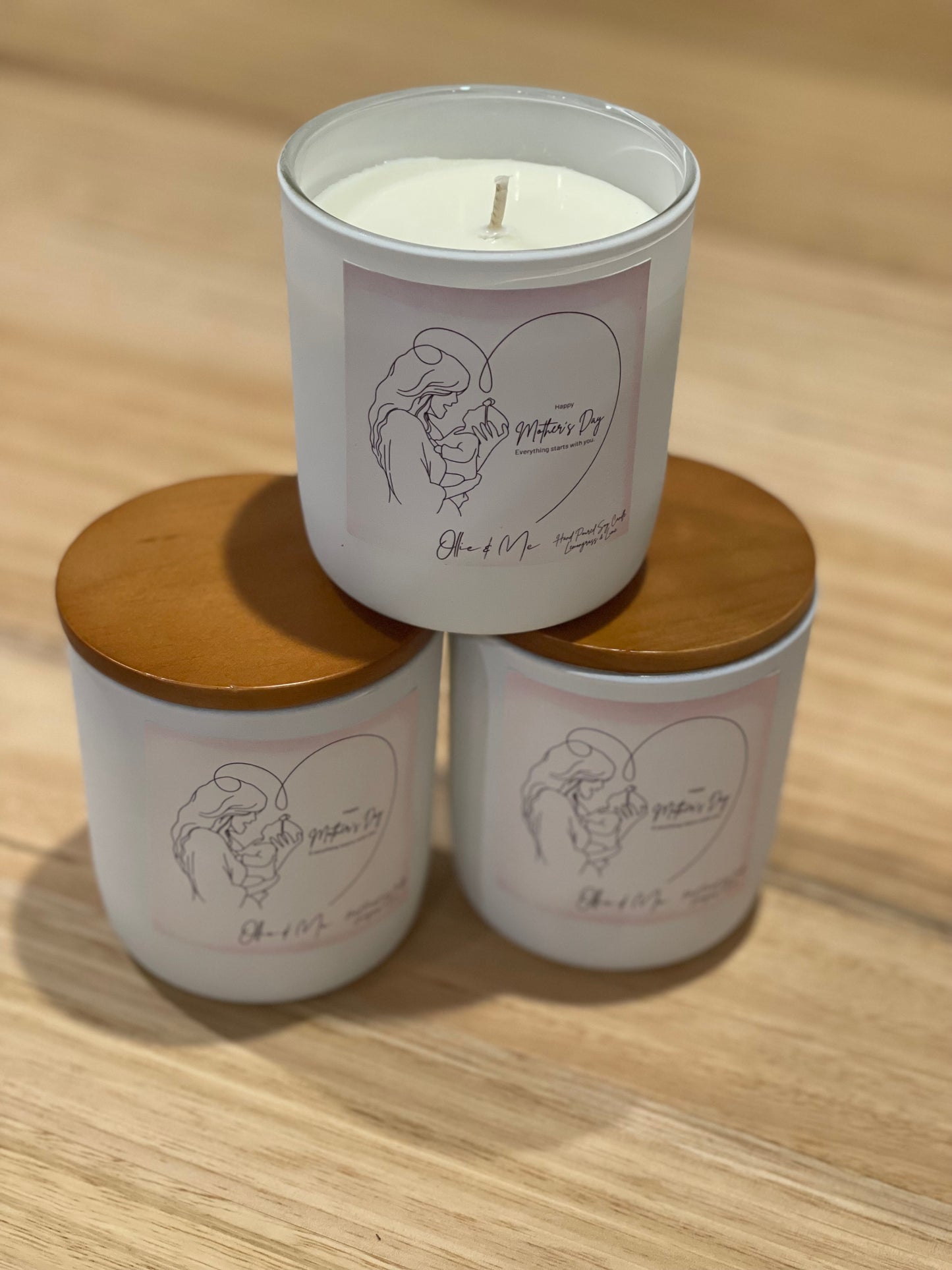 Mothers Day Candles  - Lemongrass & Lime