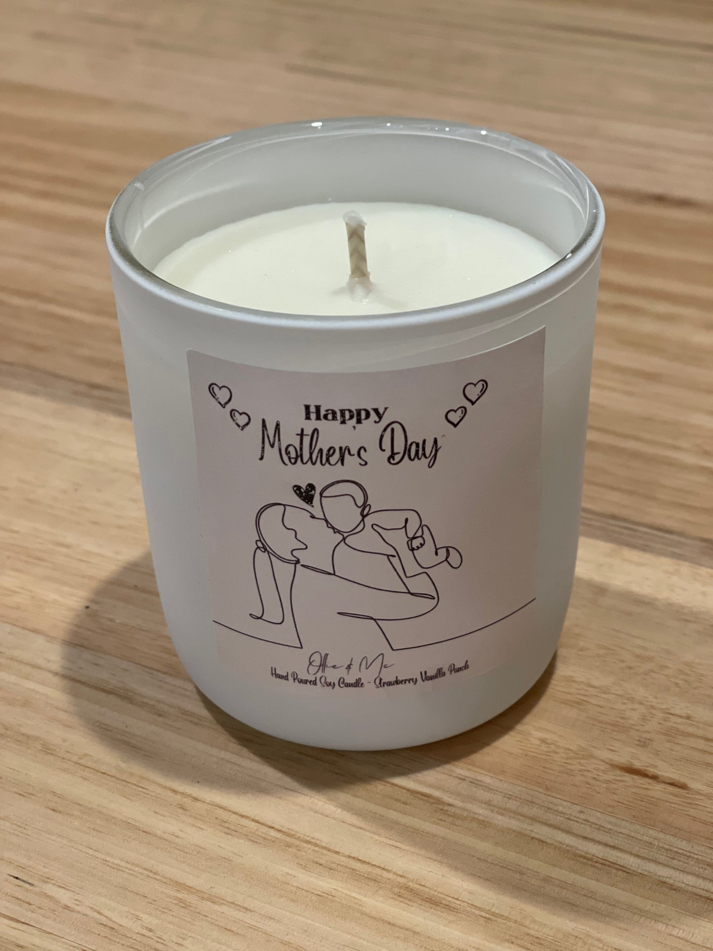 Mothers Day Candle - Strawberry Vanilla Punch